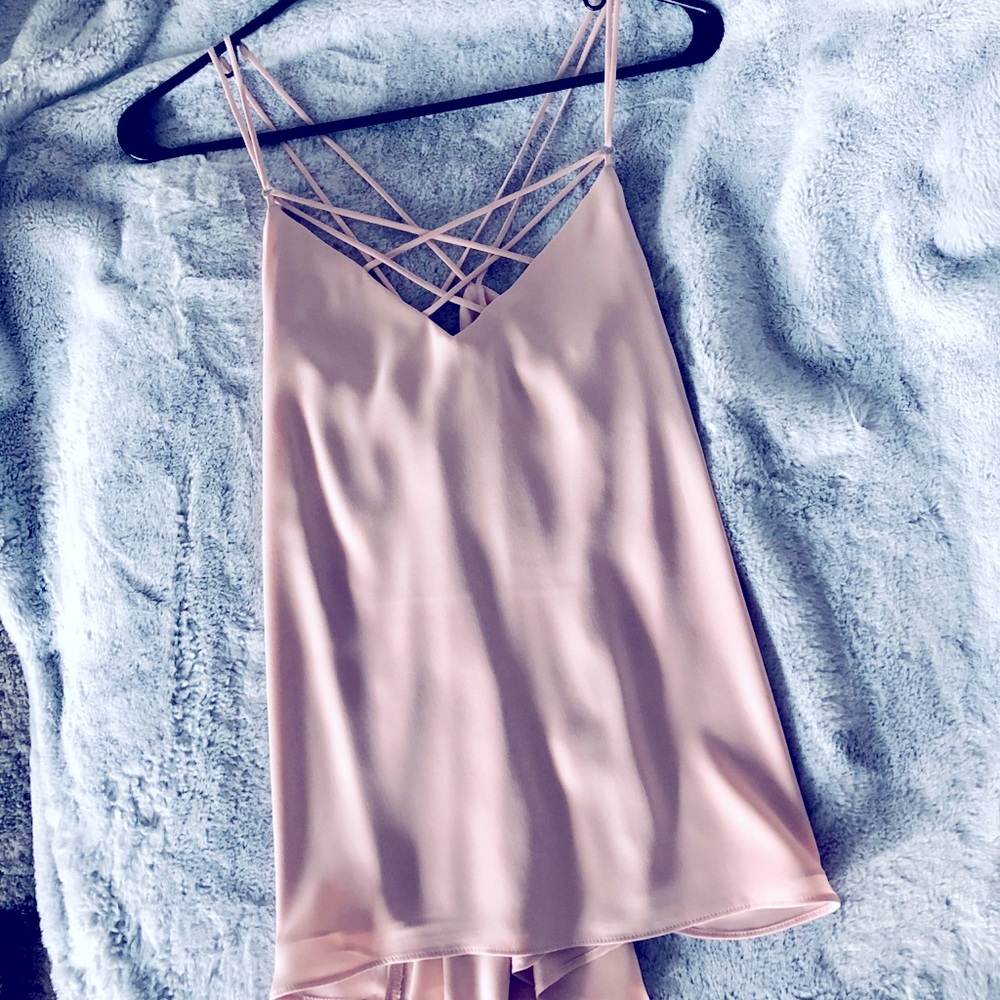 Express Ballet Pink Strappy Cami